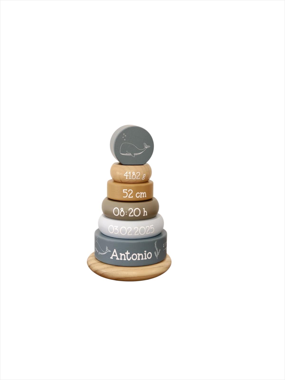 Anillos Apilables Ocean Blue